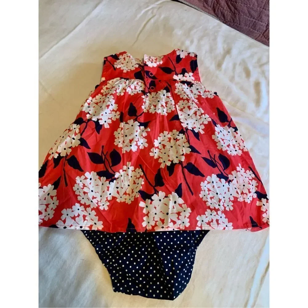 Just One You By Carters Baby Girl's One Set Orange blue white flo